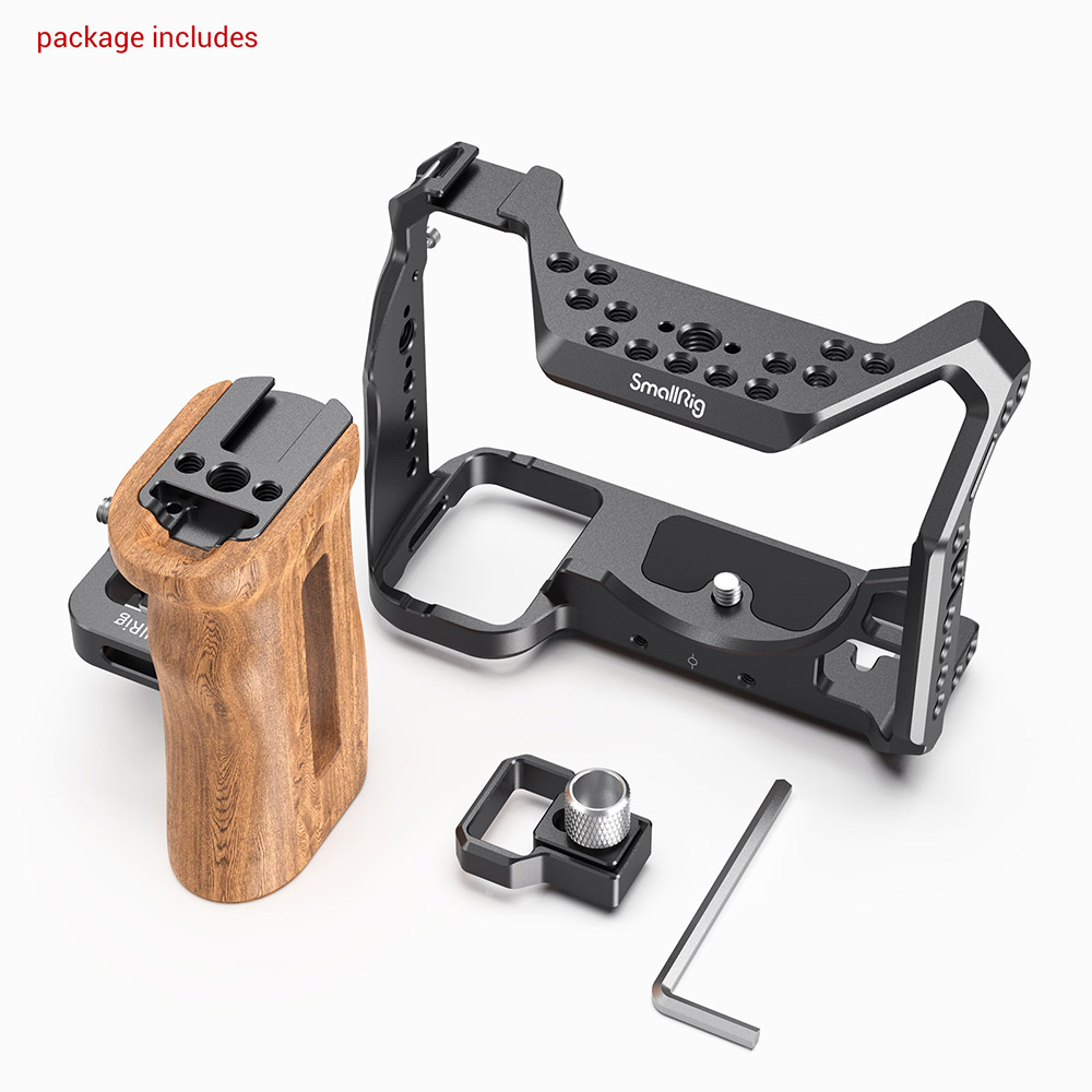 Полная комплектация клетки SmallRig 3008 для Sony A7S III с боковой ручкой